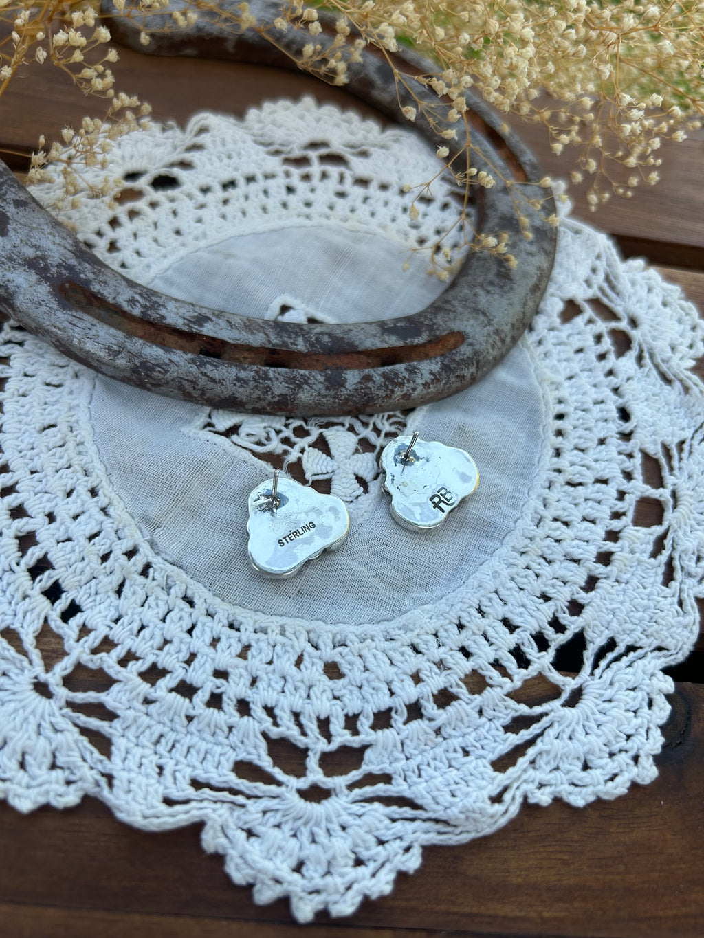 Palomino Cluster Earrings