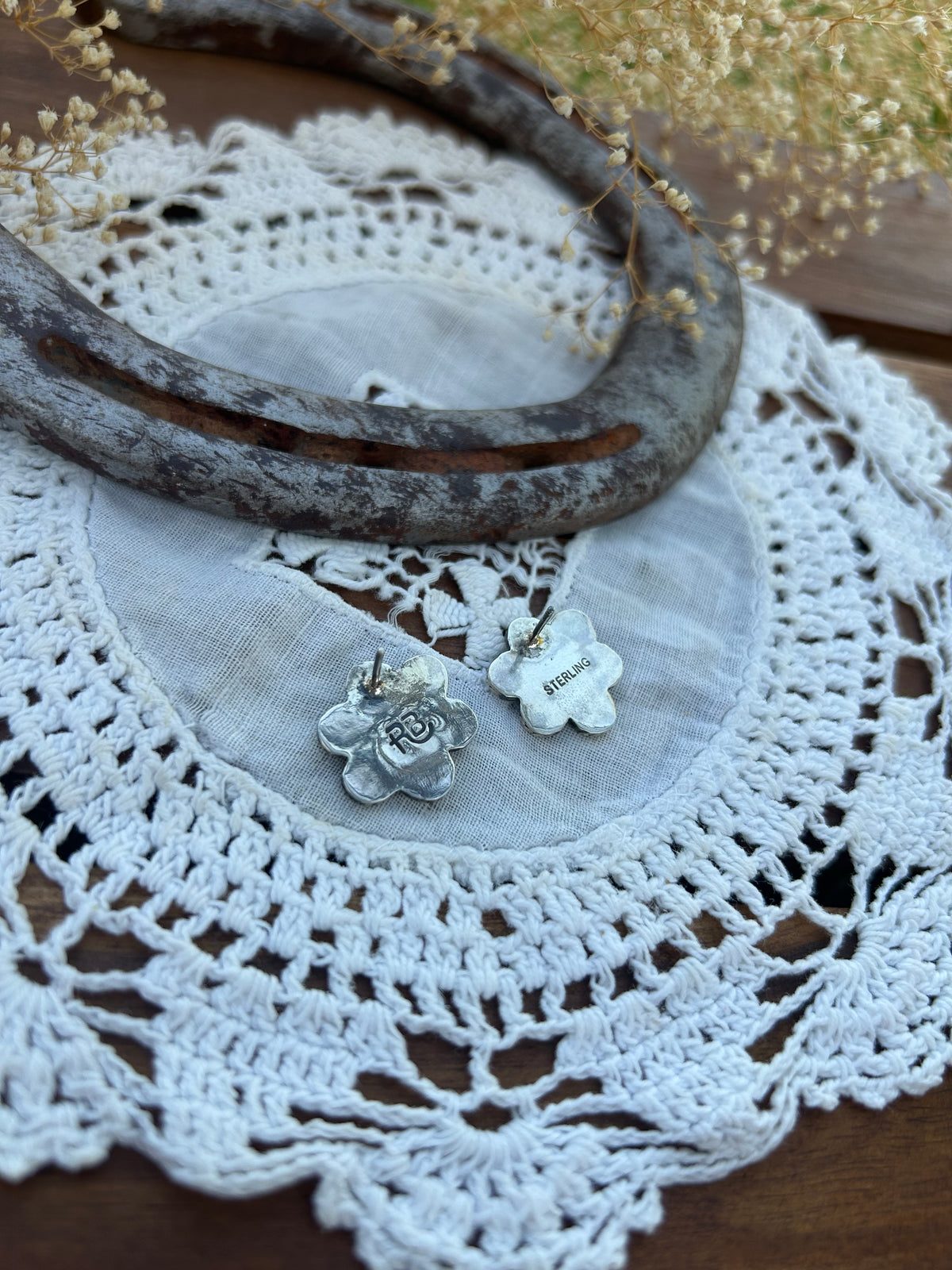 MOP Flower Earrings