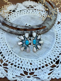 MOP + Sonora Half Cluster Earrings