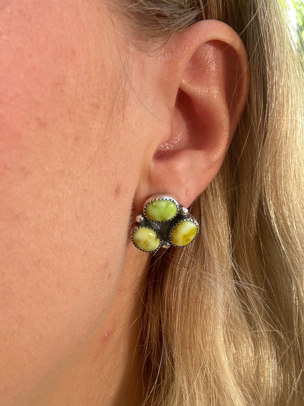 Palomino Cluster Earrings