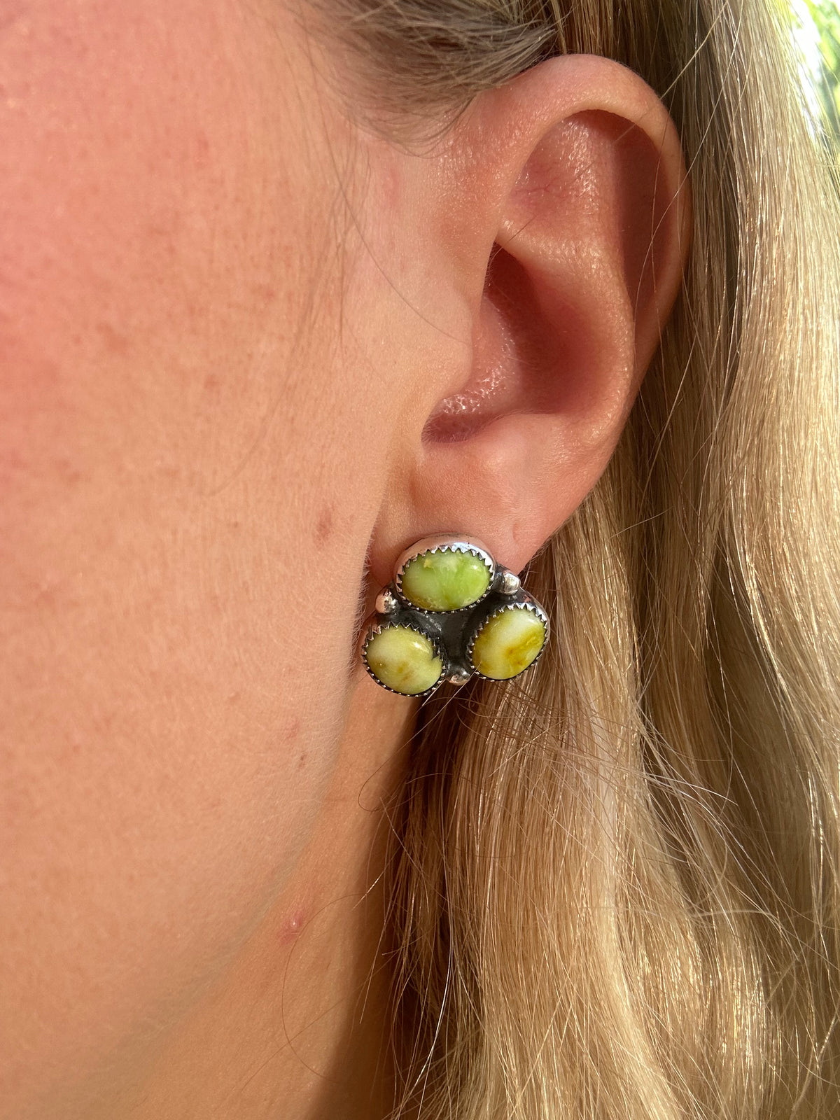 Palomino Cluster Earrings