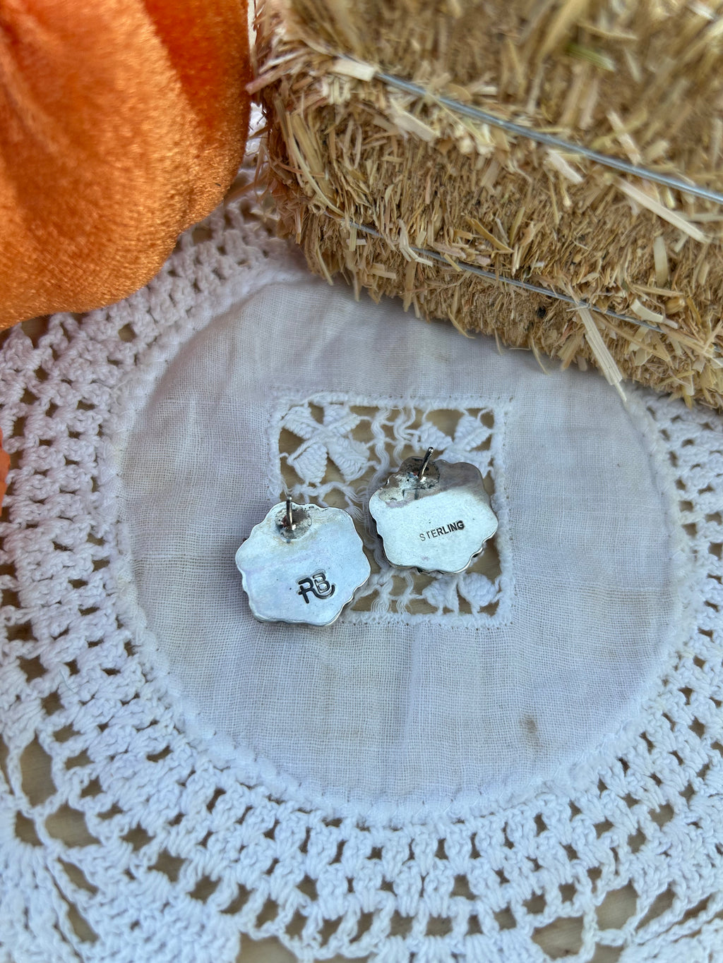 Red Spiny Cluster Earrings
