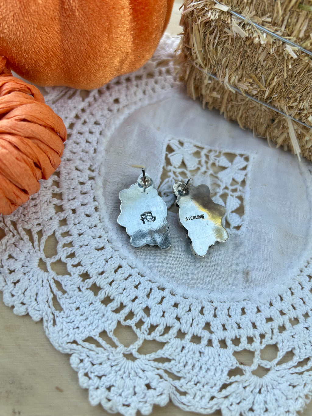 Orange Spiny + Sonora Half Cluster Earrings
