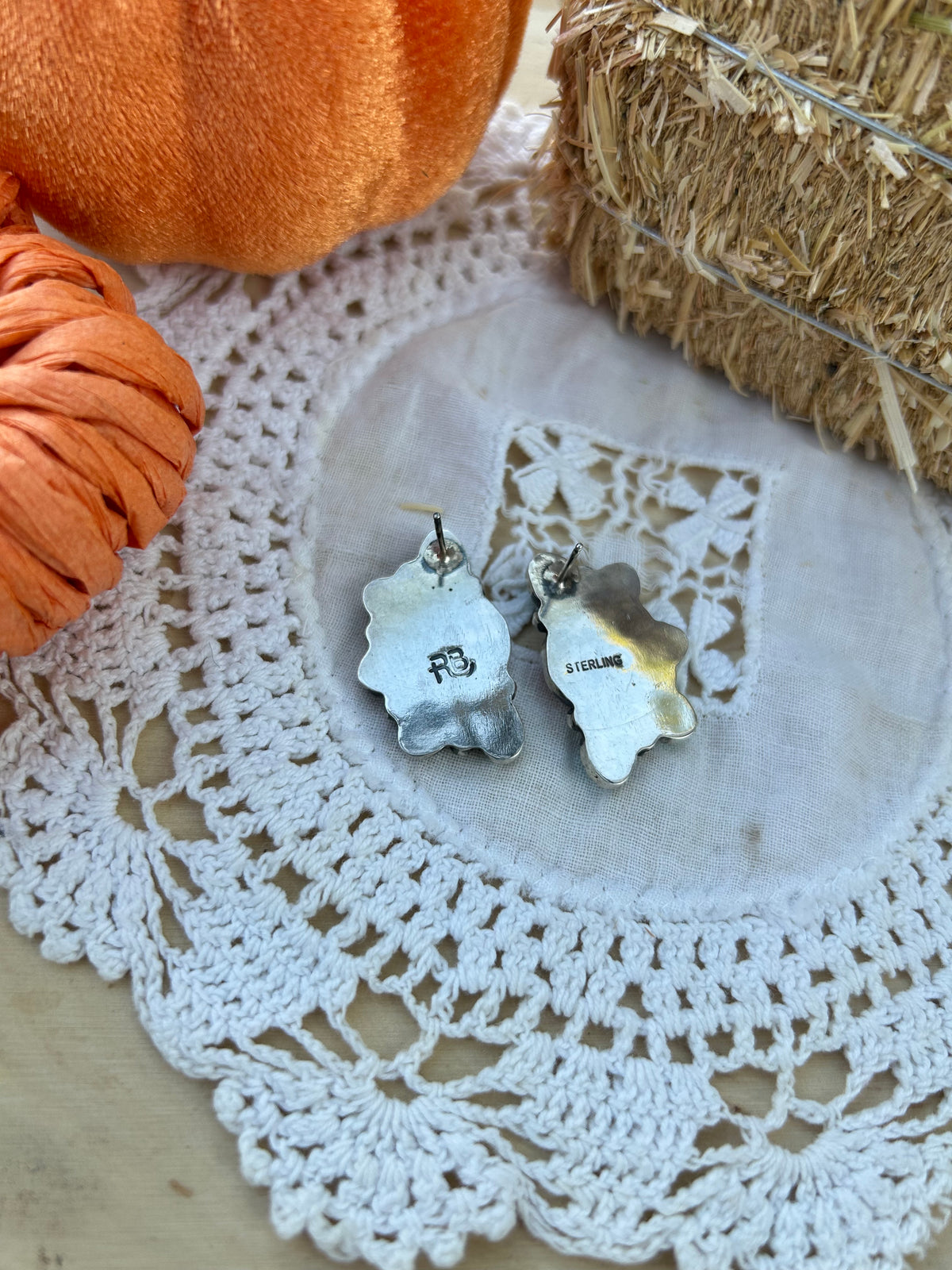 Orange Spiny + Sonora Half Cluster Earrings