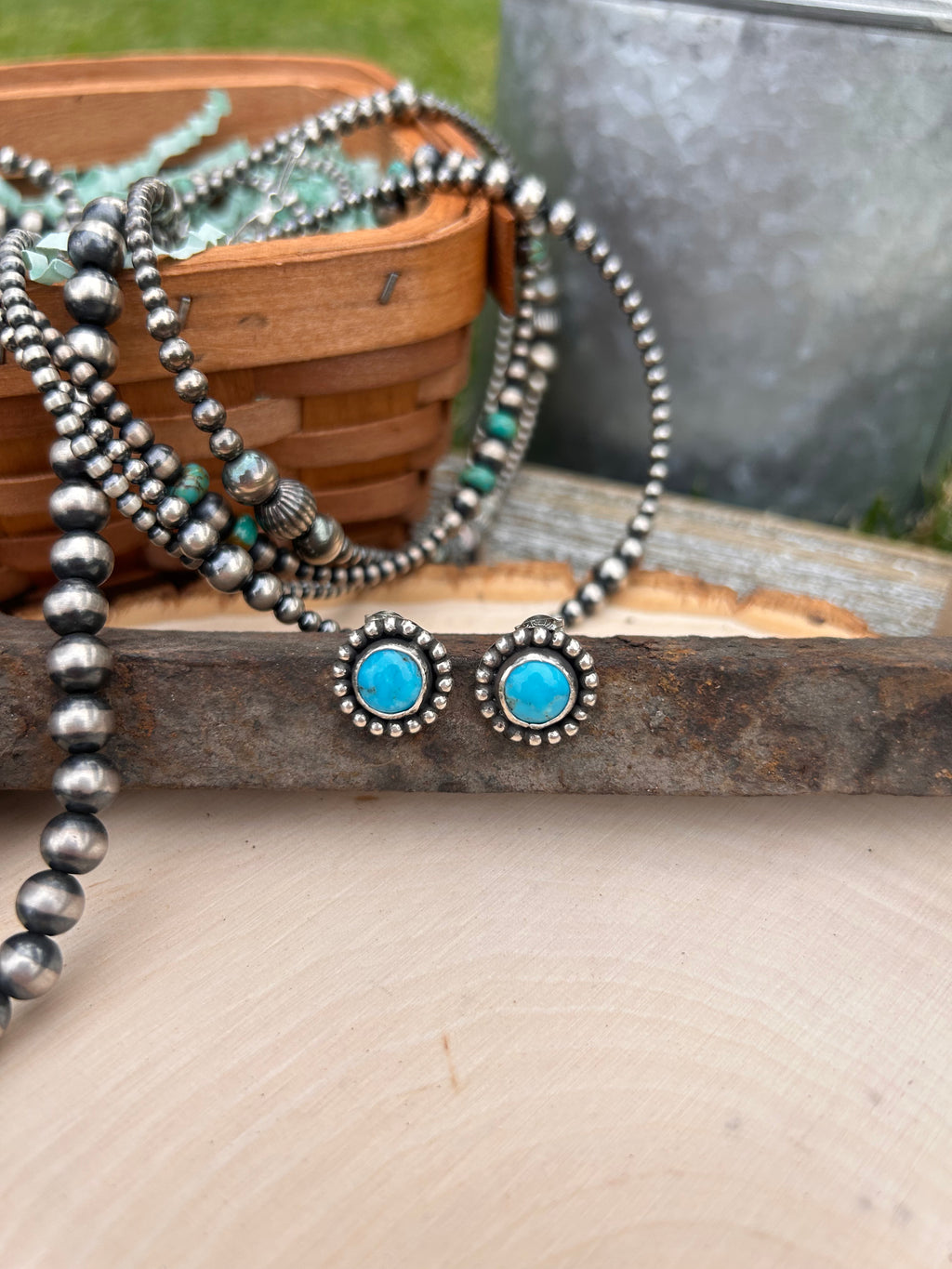Kingman Turquoise Earrings