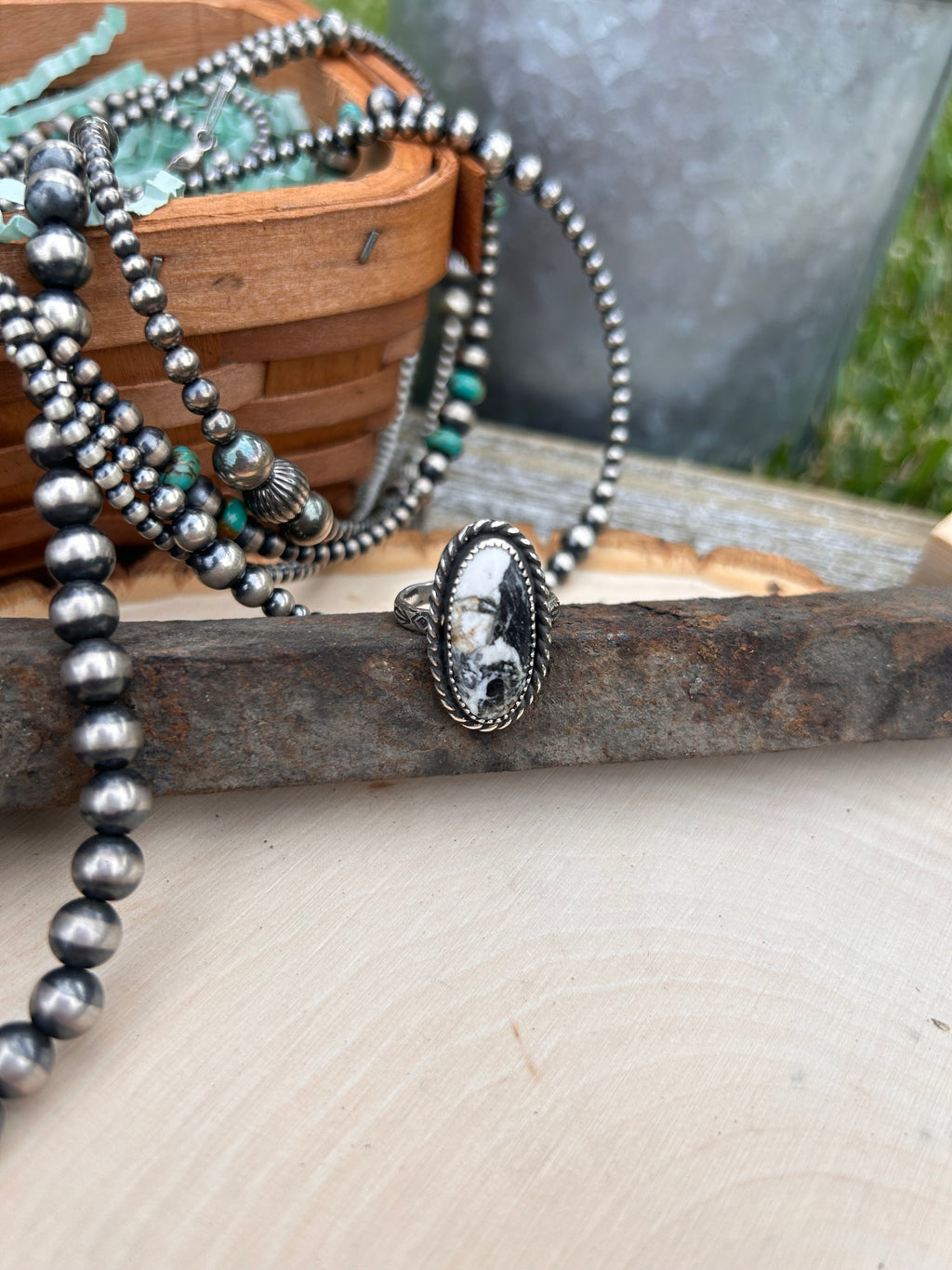 White Buffalo Ring