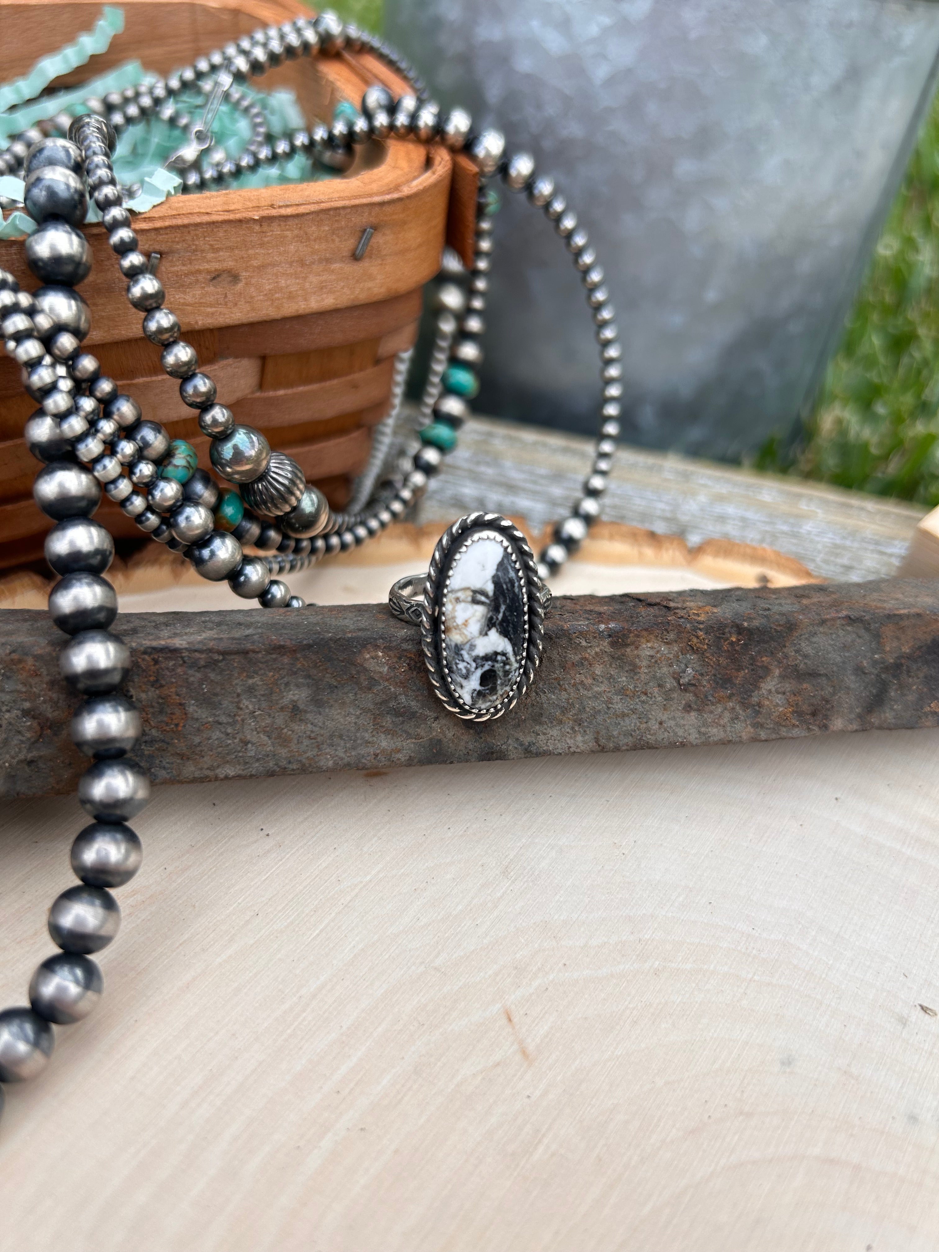 White Buffalo Ring