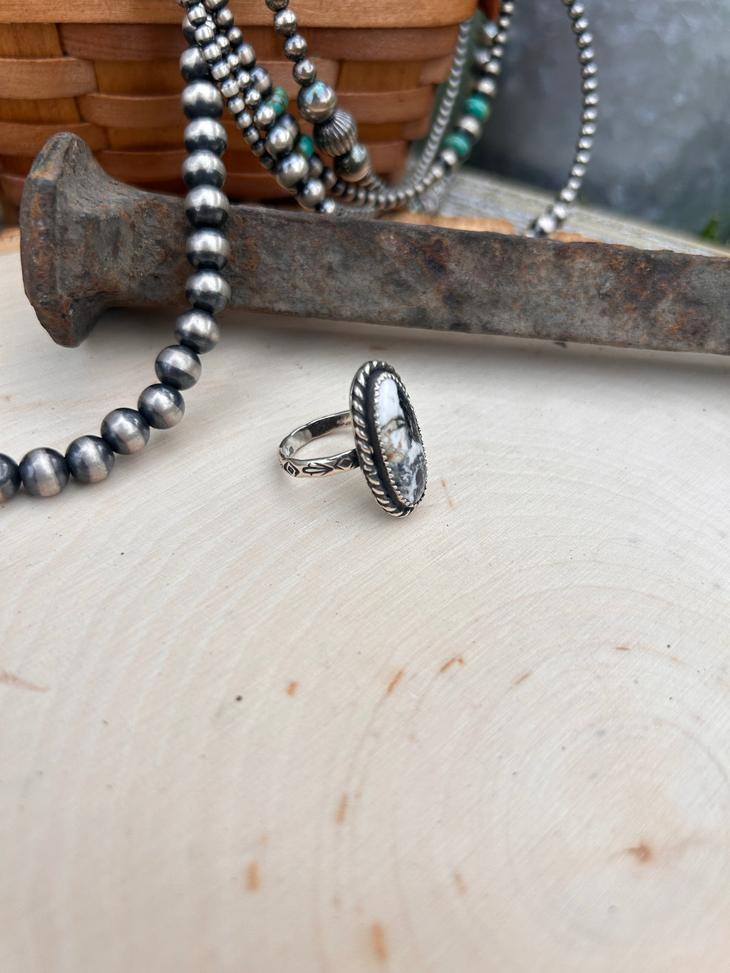 White Buffalo Ring