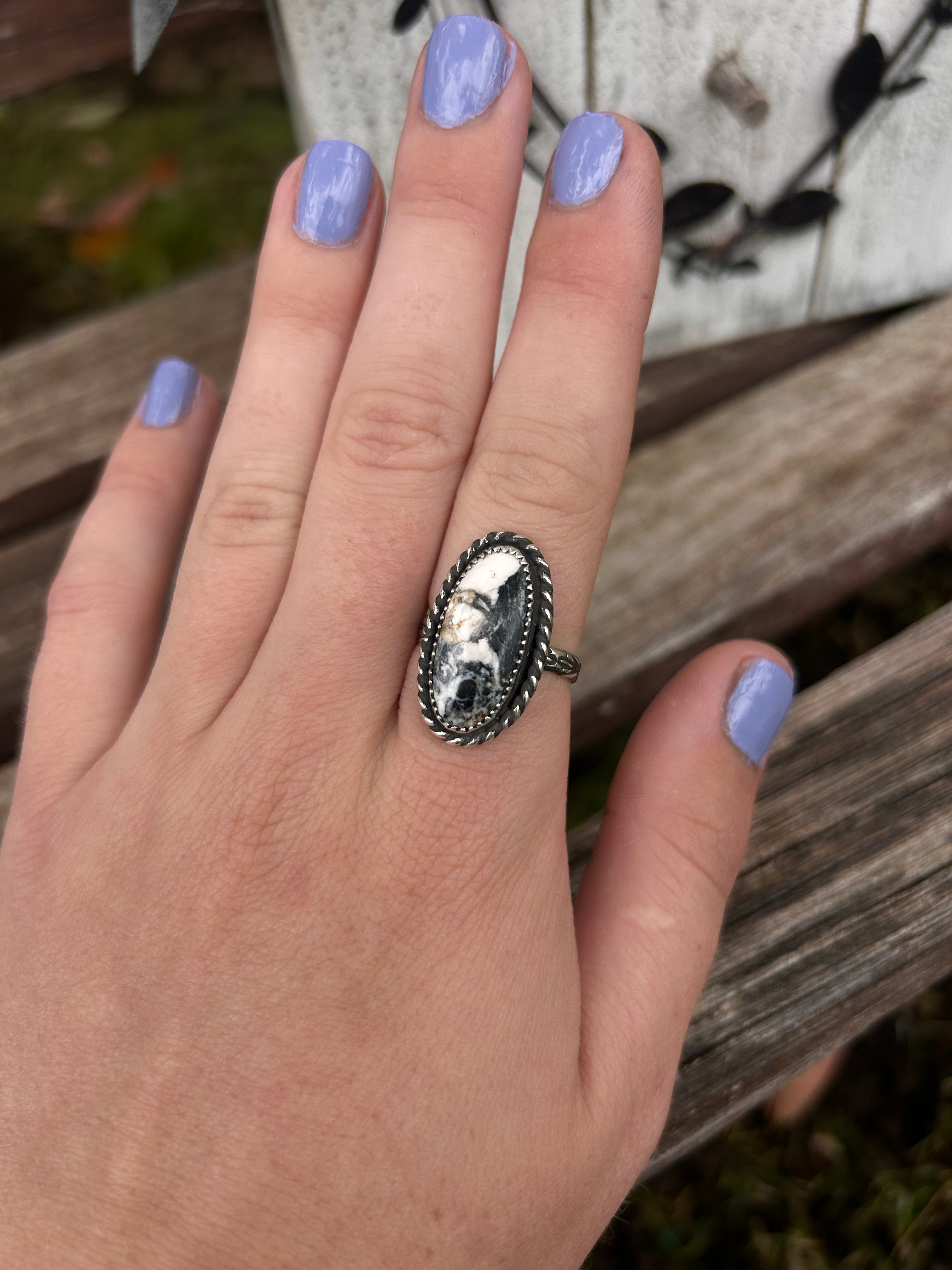White Buffalo Ring