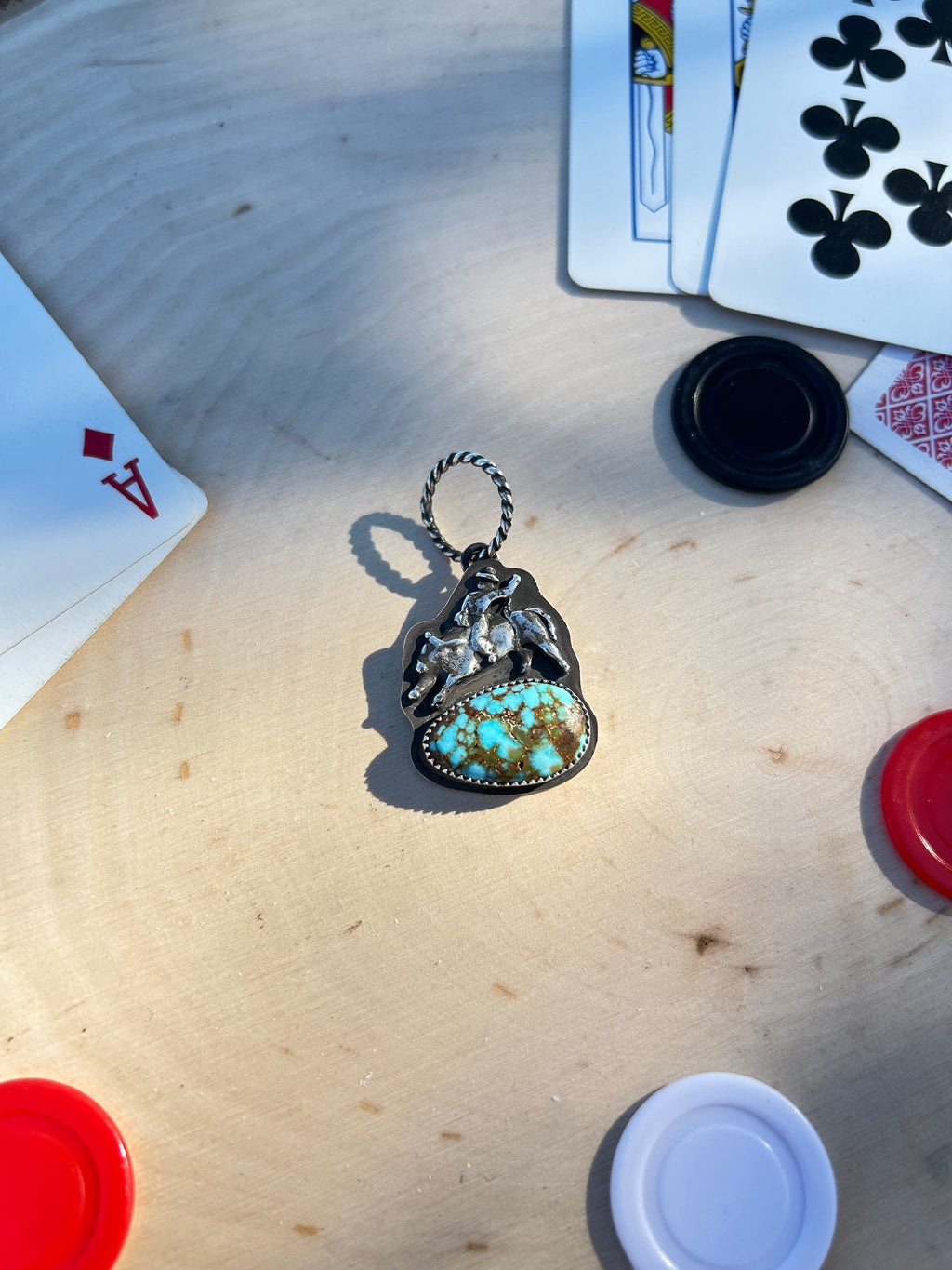 Bull Rider Pendant