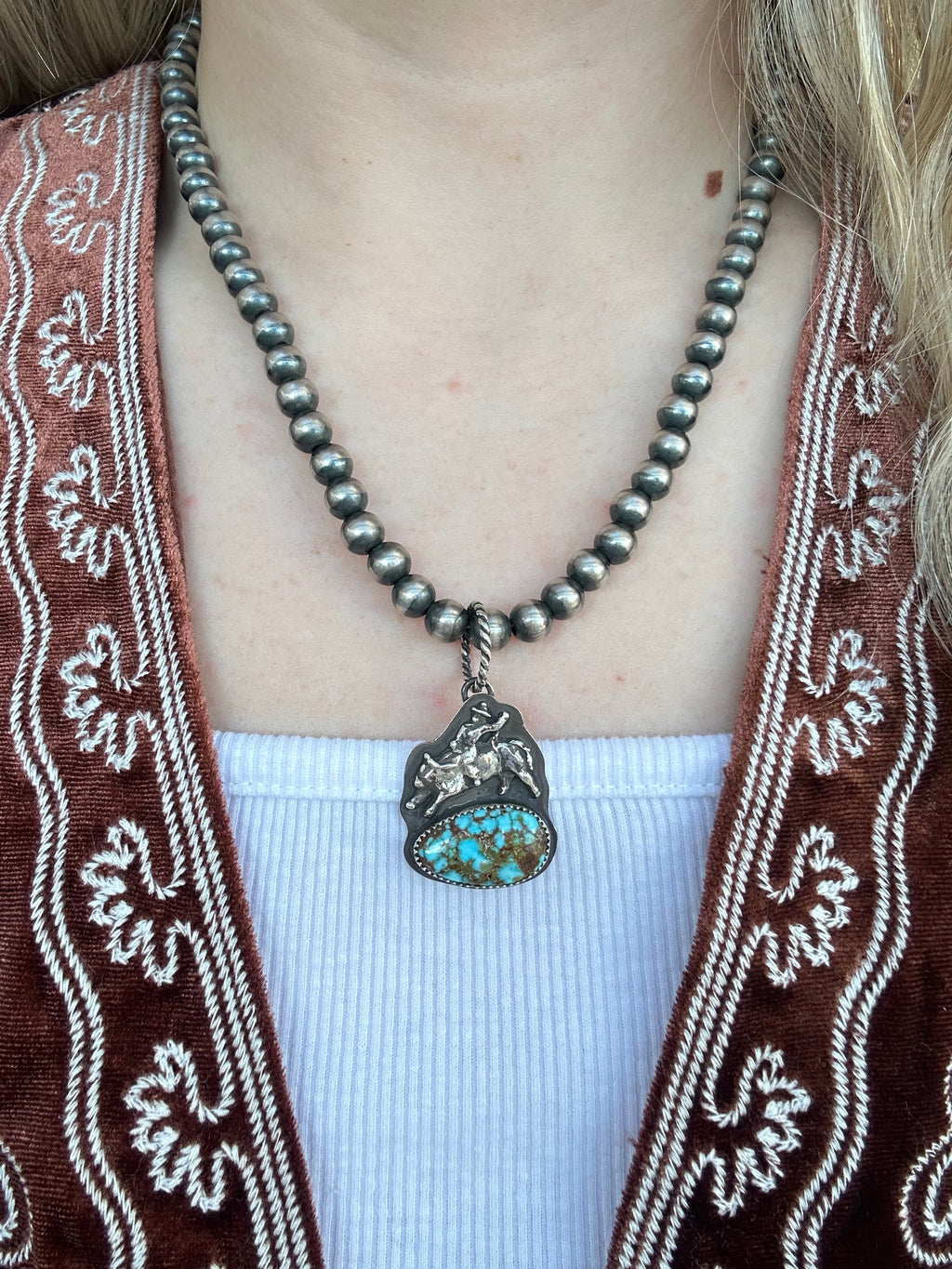 Bull Rider Pendant