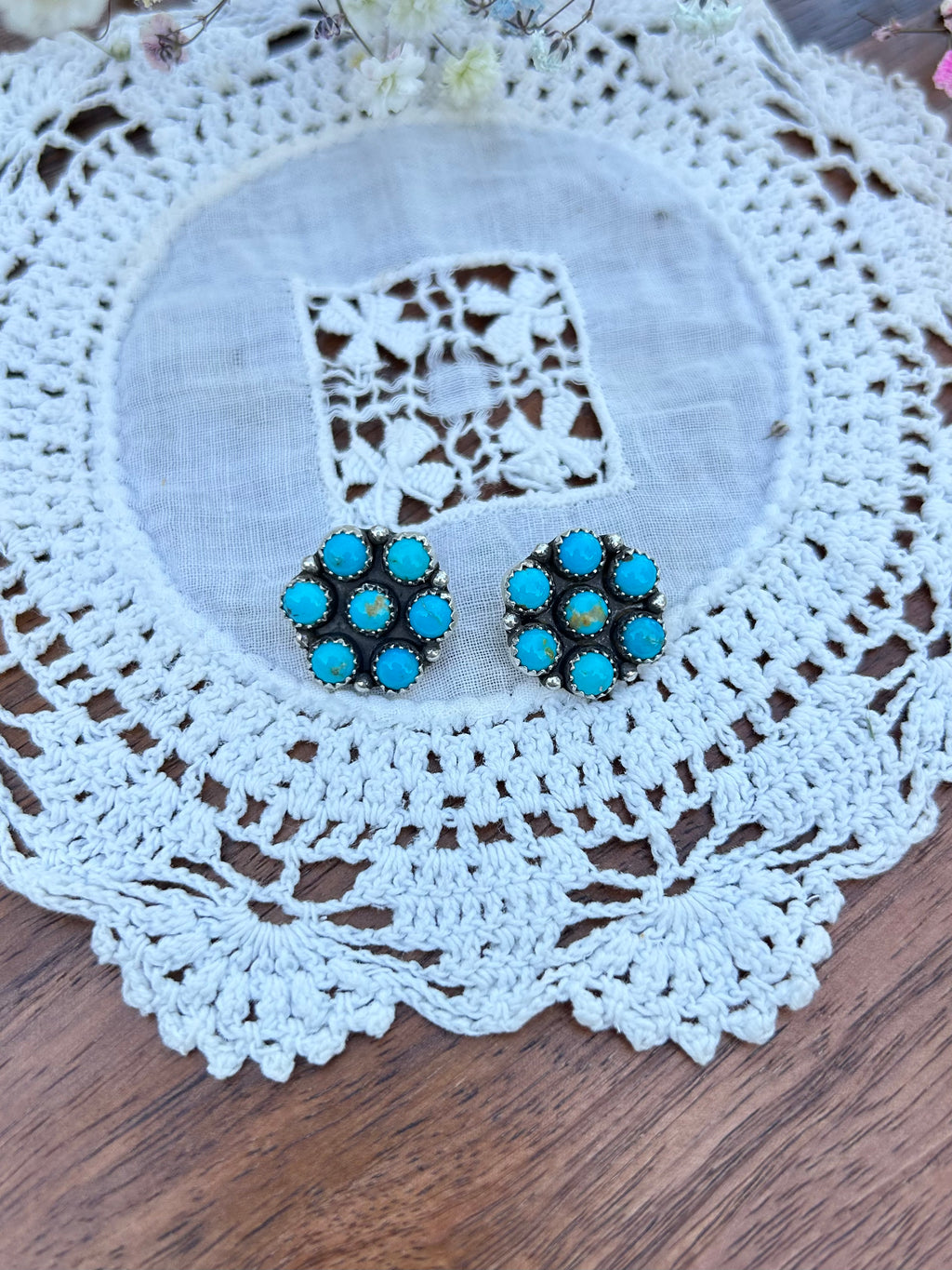 Sonora Turquoise Cluster Earrings