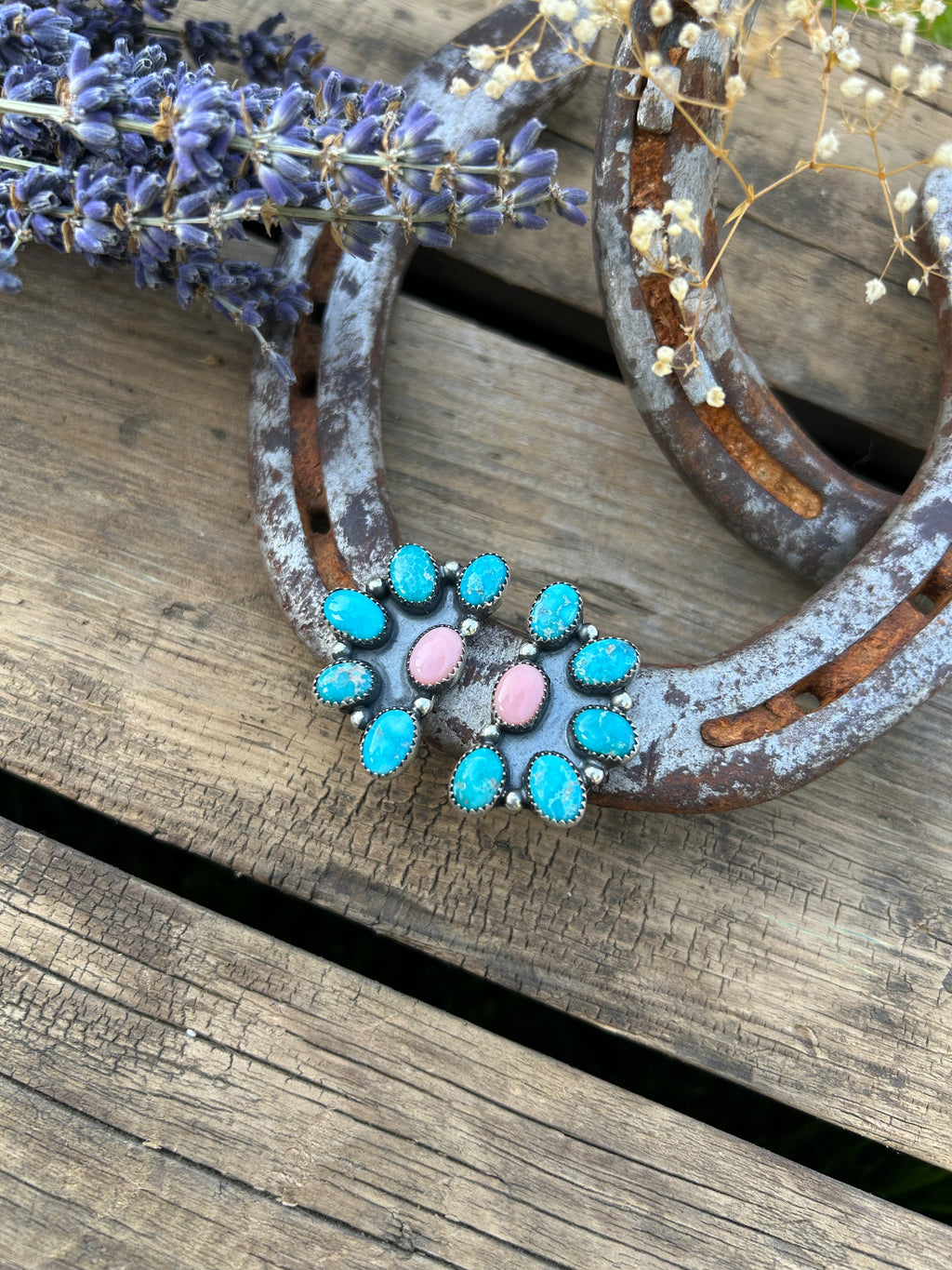 White Water Half Cluster Earrings