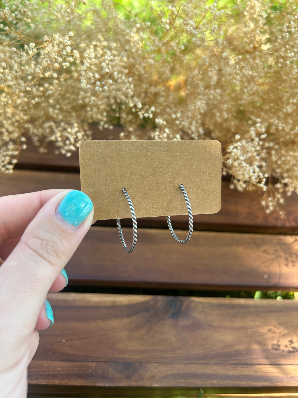 Twist Hoop Earrings