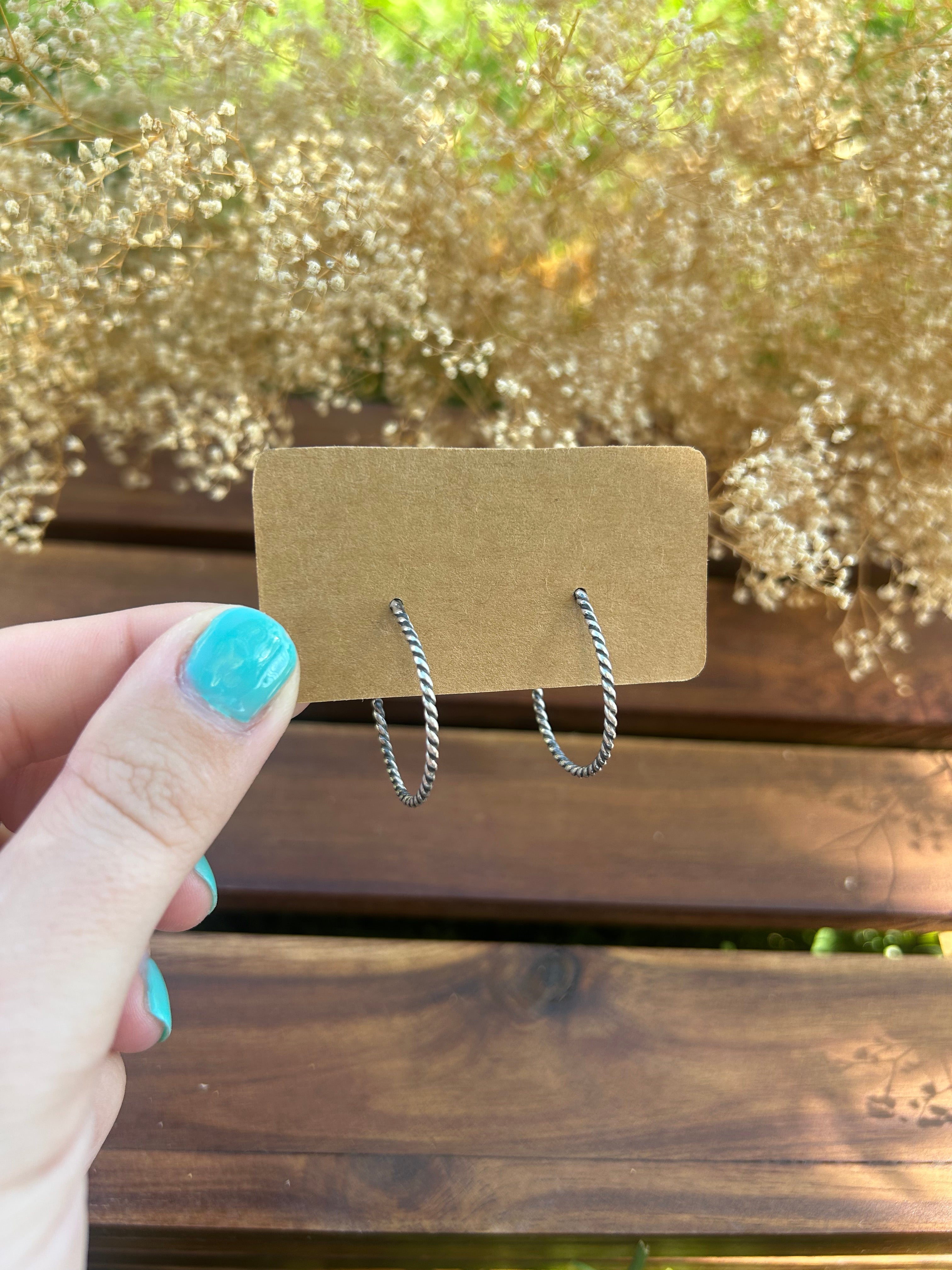Twist Hoop Earrings