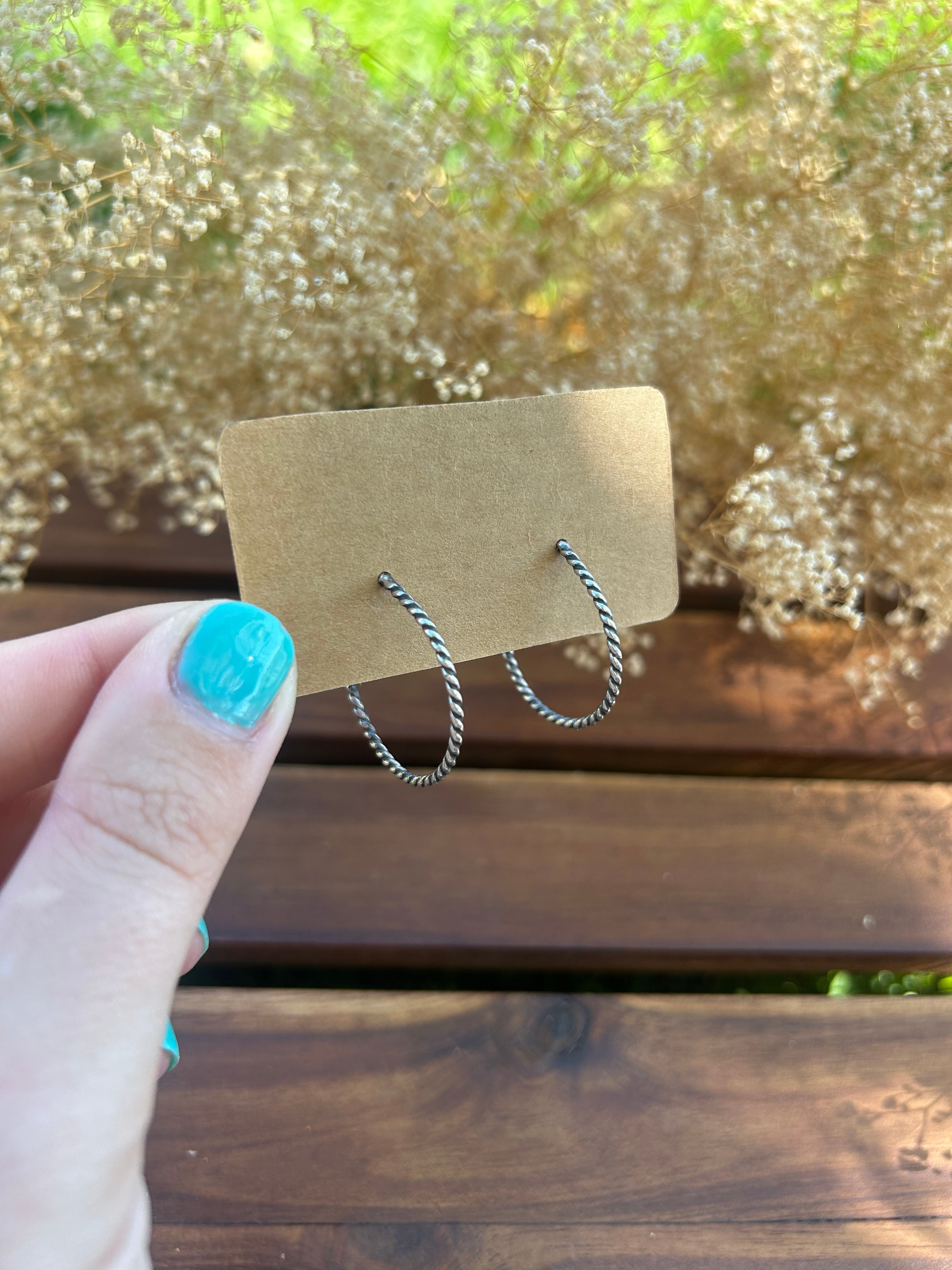 Twist Hoop Earrings