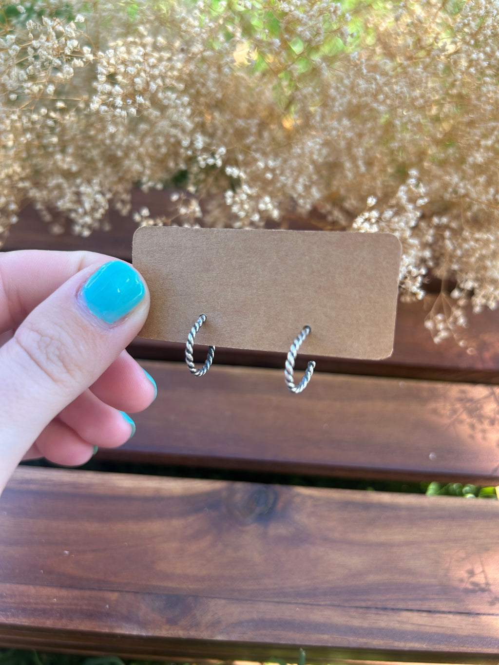 Twist Hoop Earrings