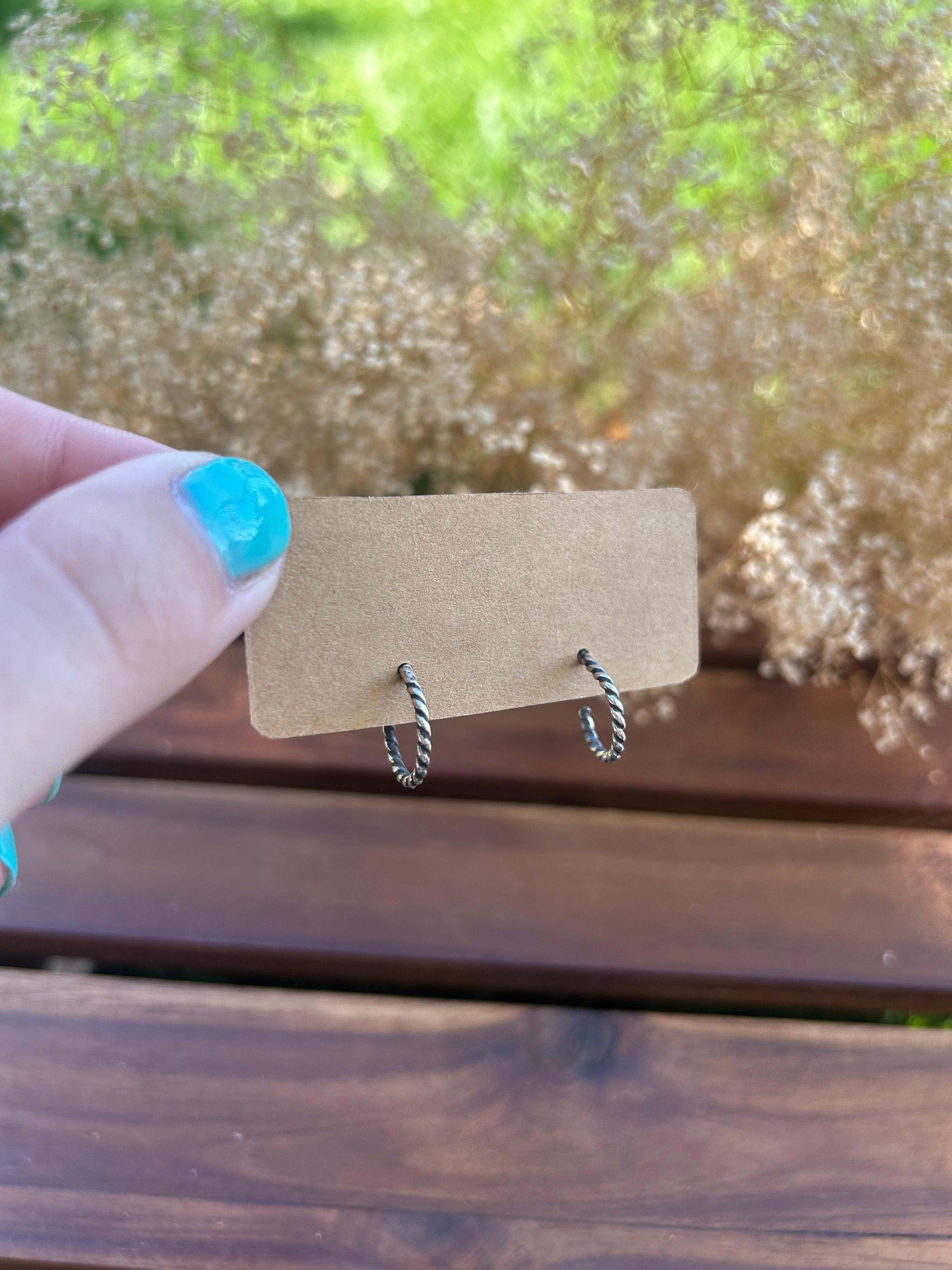 Twist Hoop Earrings