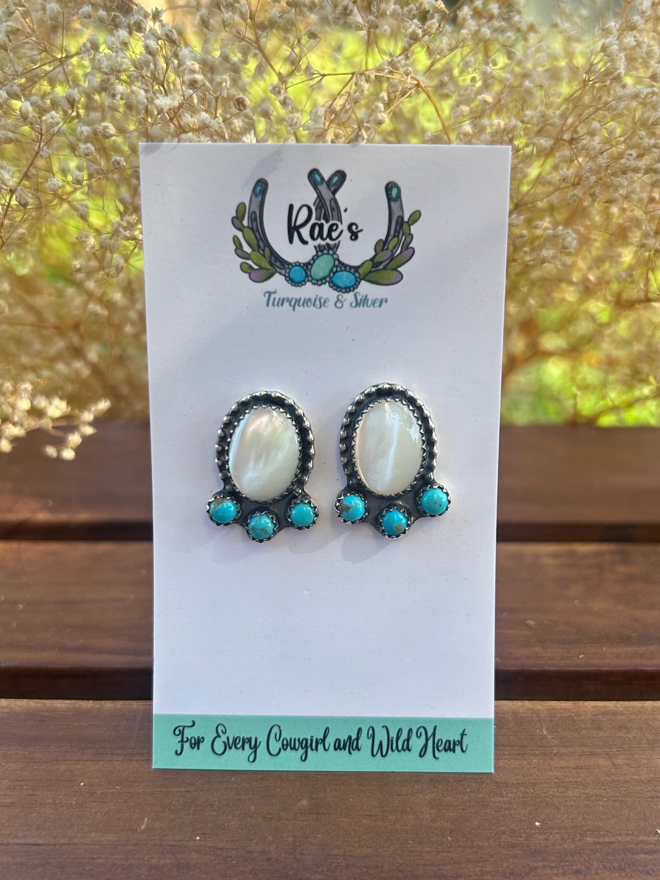 Mother of Pearl + Sonora Earrings