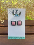 Pink Conch Earrings