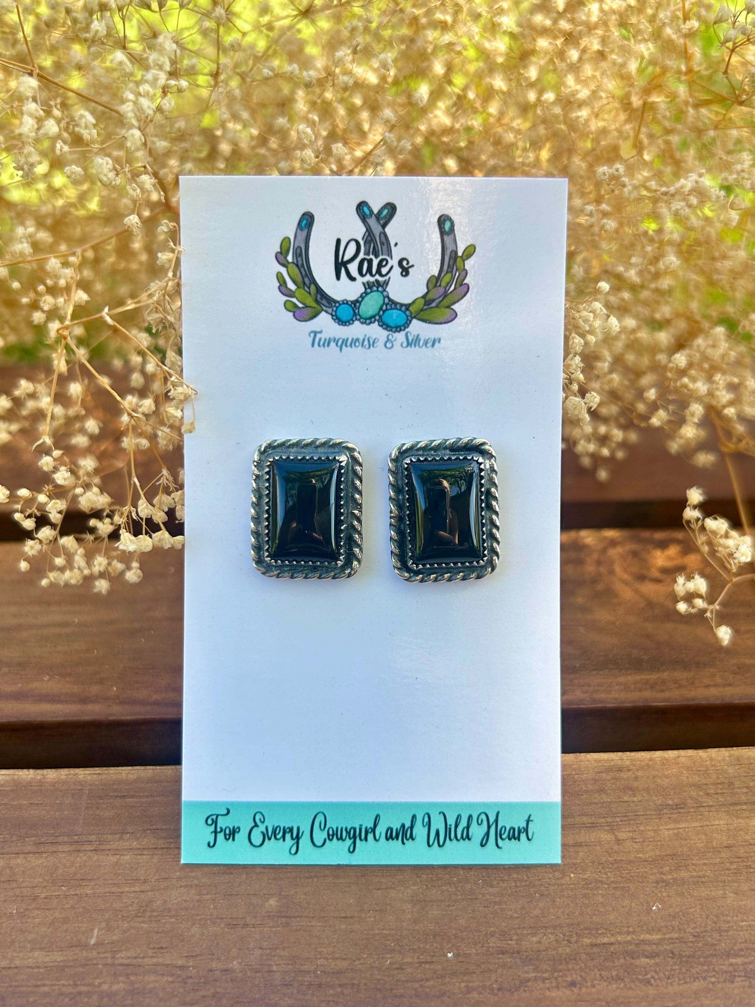 Black Onyx Earrings