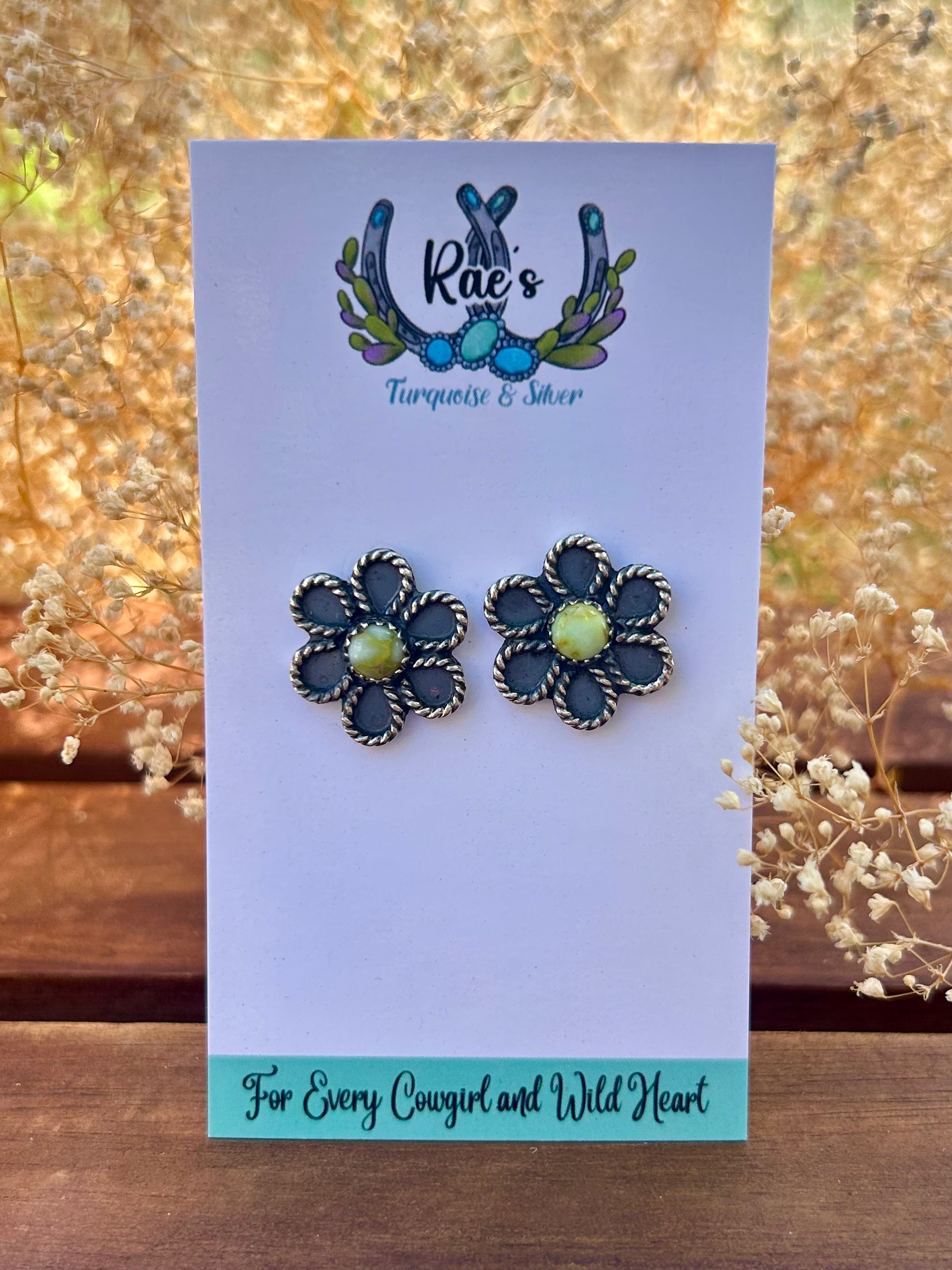 Palomino Flower Earrings