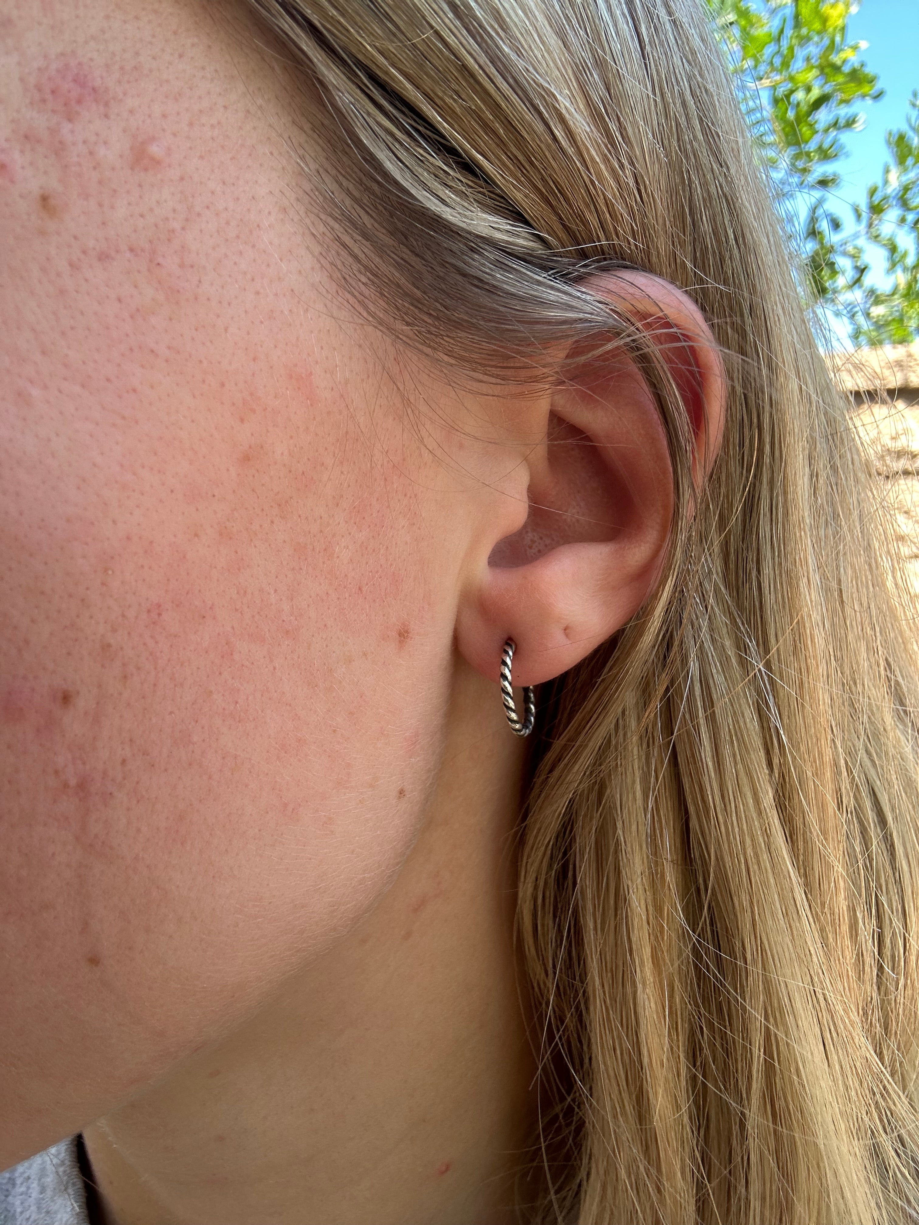Twist Hoop Earrings